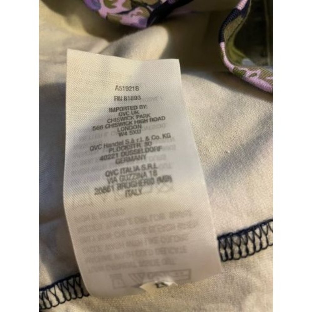 Isaac Mizrahi Live! Choice of Print Mock Neck Long Sleeve Top X LARGE (1123) - Picture 6 of 6